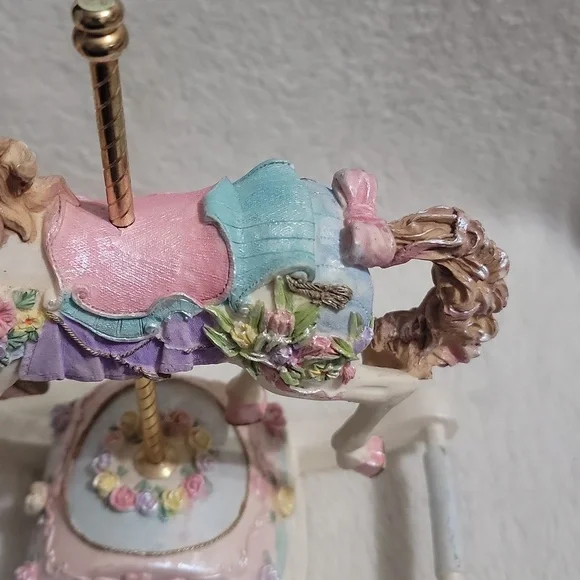 Vintage Musical Carousel Rocking Horse - Picture 3 of 11